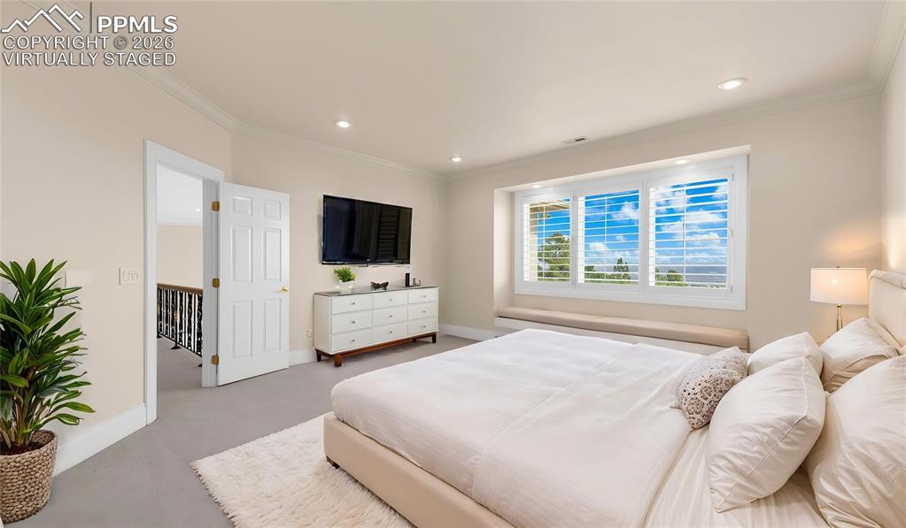 Virtually Staged Bedroom