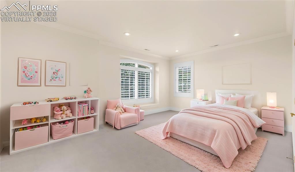Virtually Staged Bedroom