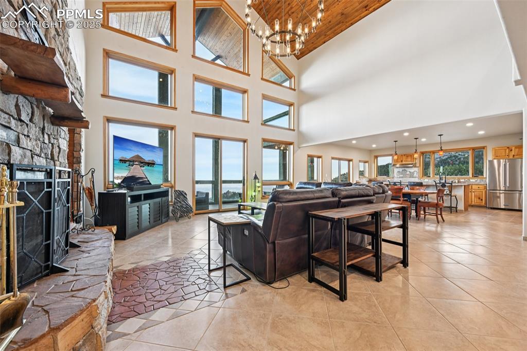 living room...those views!