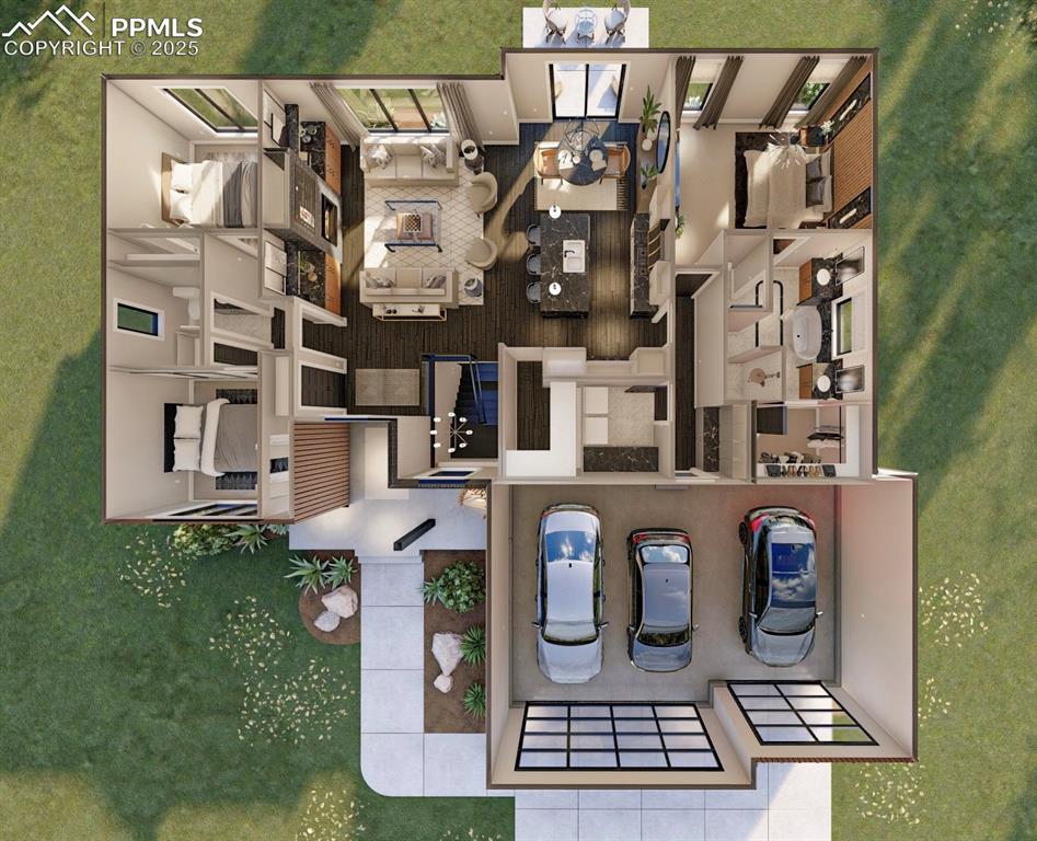 Dollhouse View: Virtual Rendering