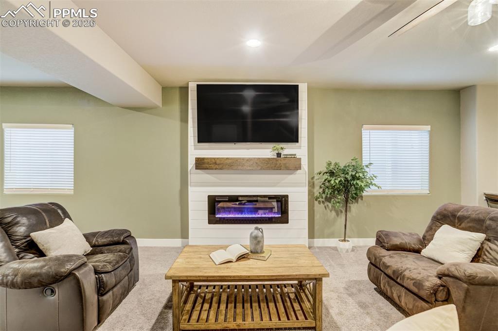 Fireplace in the basement too? 