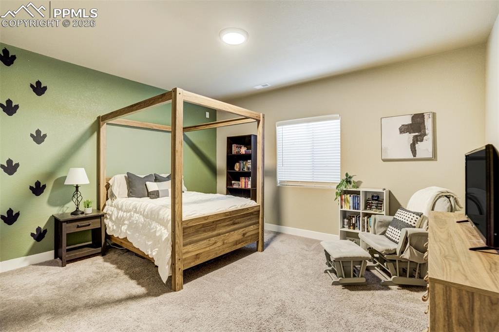 Bedroom 5 in the basement. 