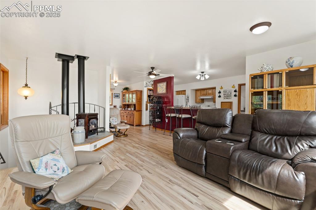 View of Kitchen from Living Room!