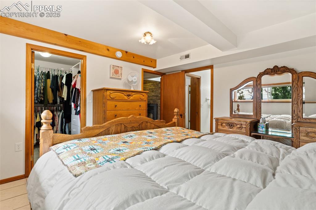 Master Bedroom with Walk-in Closet!