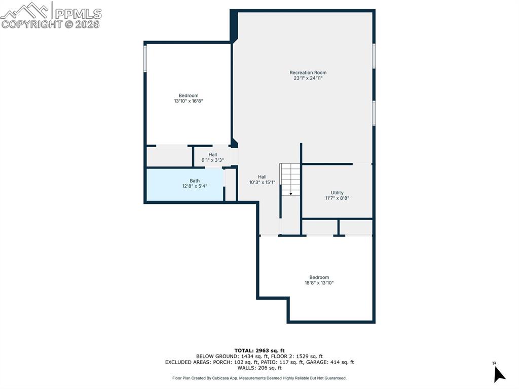 Basement floor plan