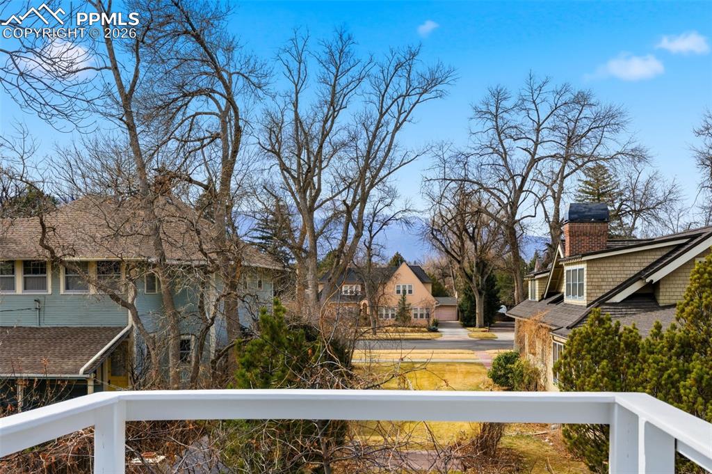 View of Pike's Peak from ADU