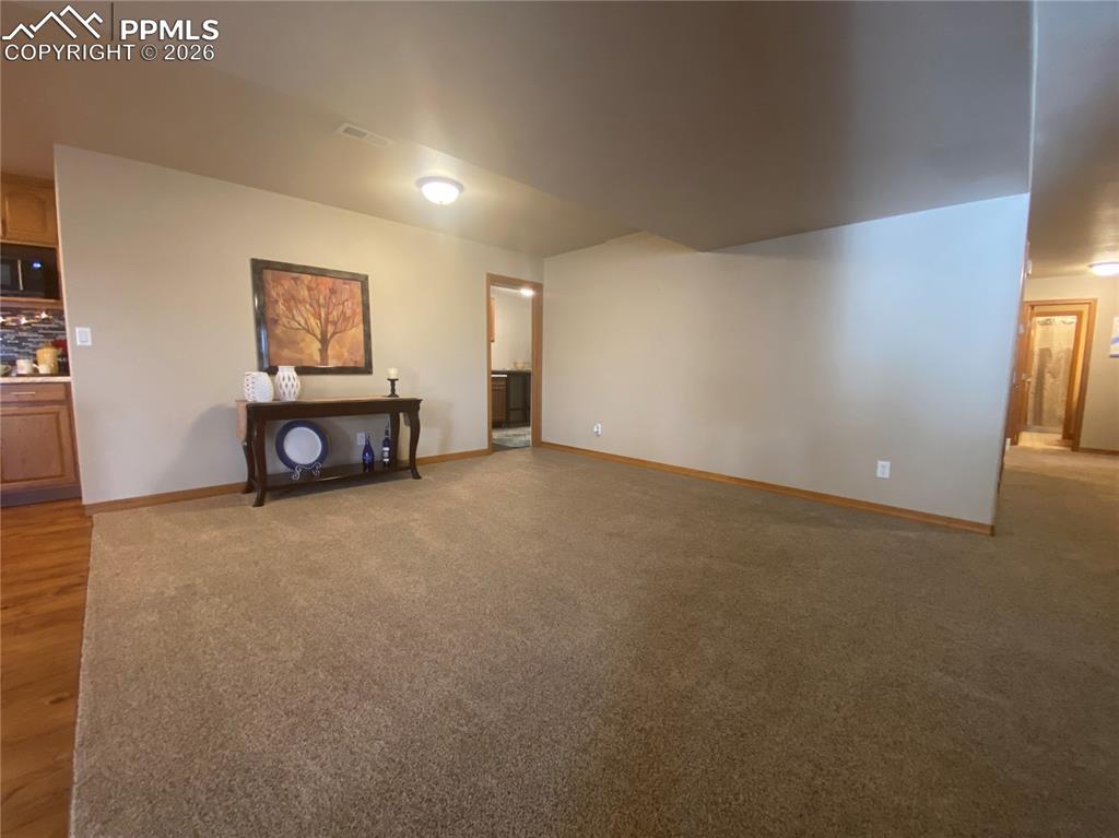 Another open space provides room to stretch out and relax