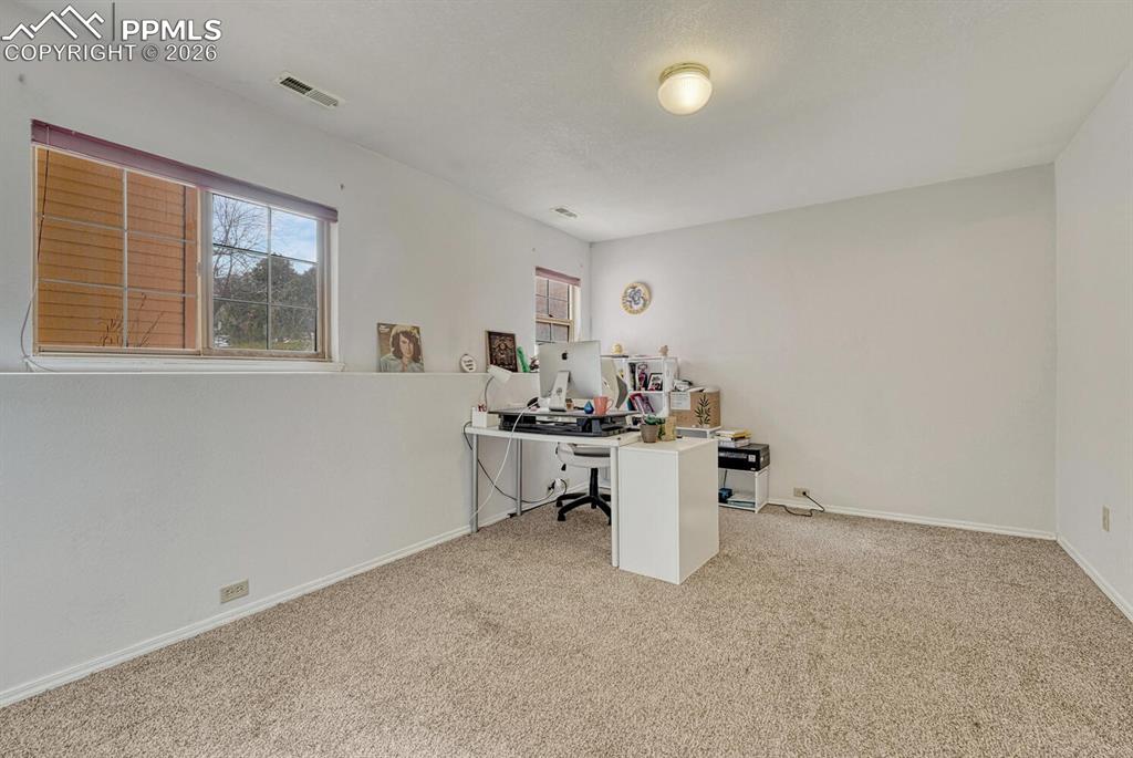 Bedroom 2 on lower garden level