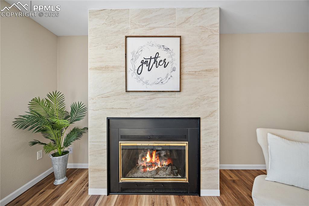 Beautiful tile surround