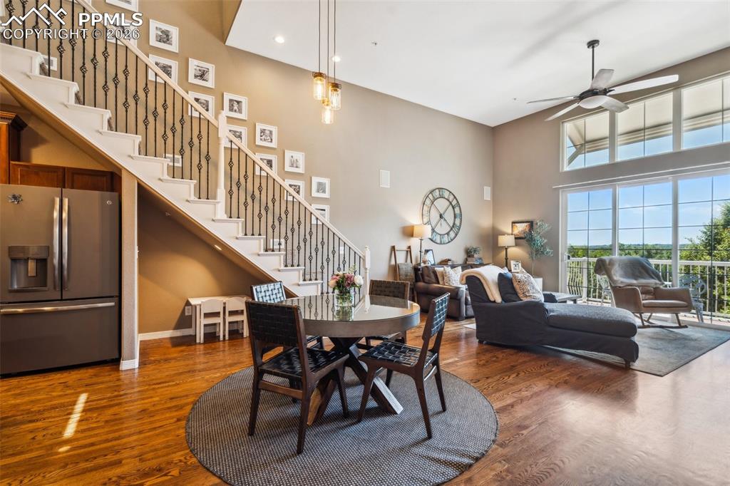 Main House Staircase and Dining Area