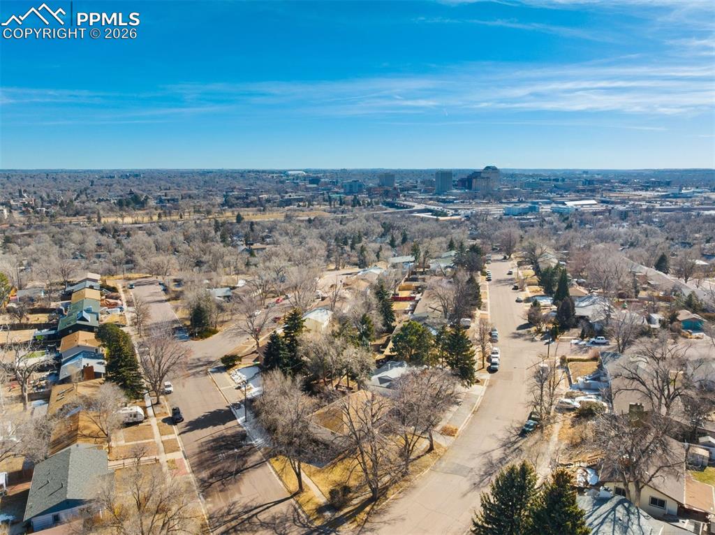 Close to downtown Colorado Springs