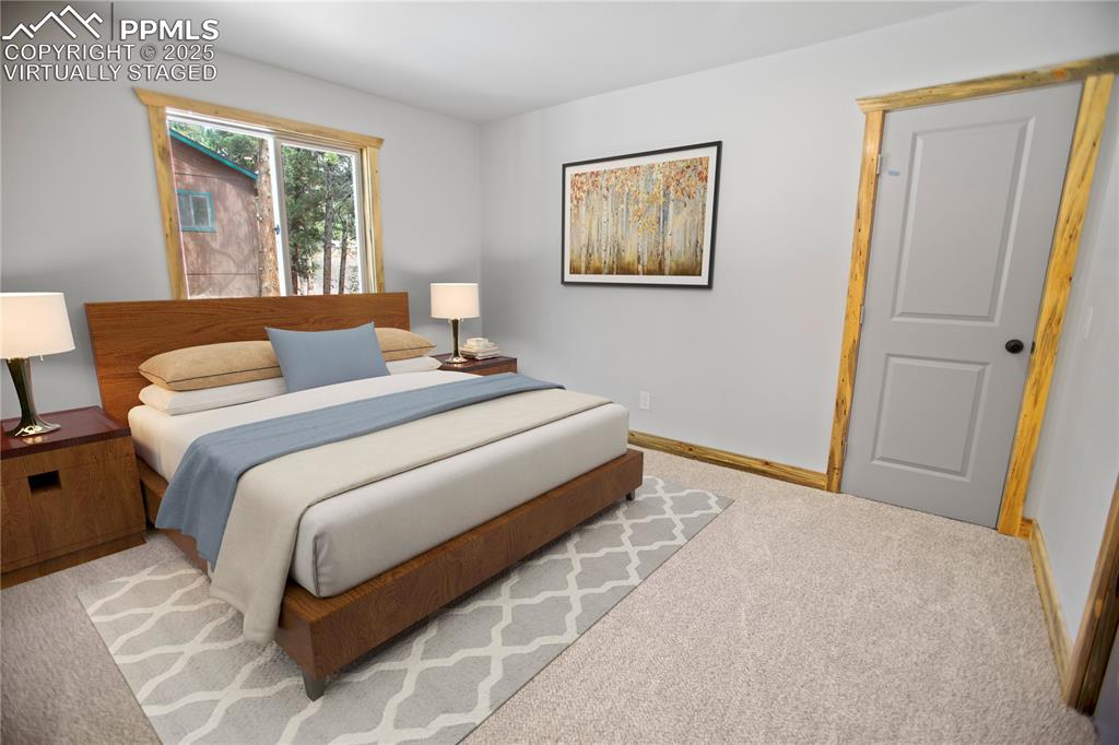 Primary bedroom  - Virtually Staged