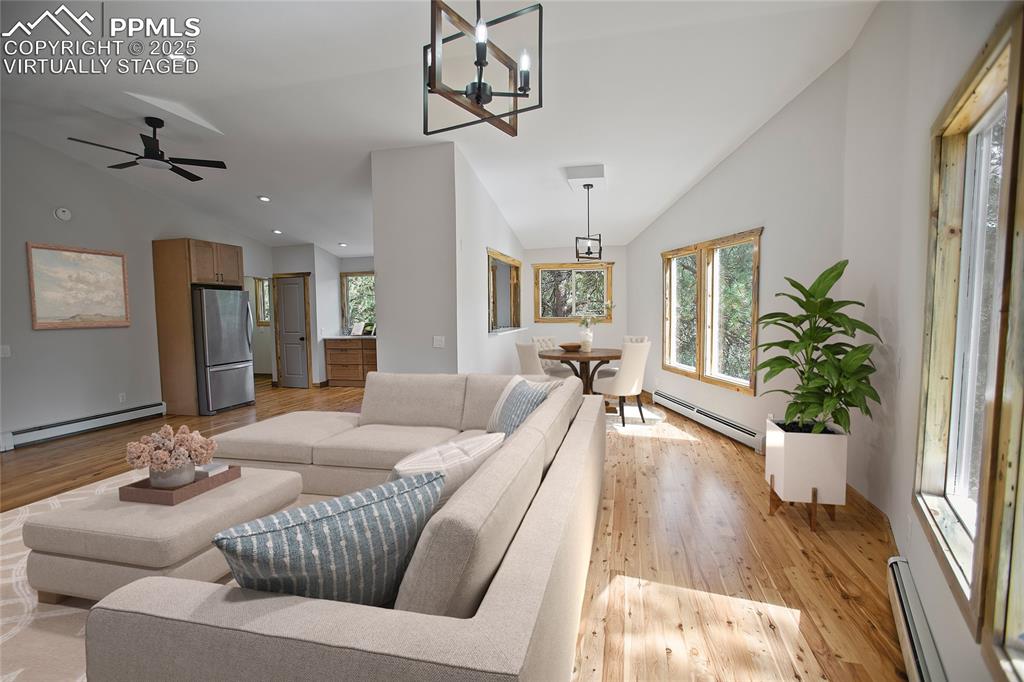 Living and Dining  - Virtually Staged