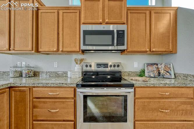 Plenty of cabinet space in this chef's kitchen!