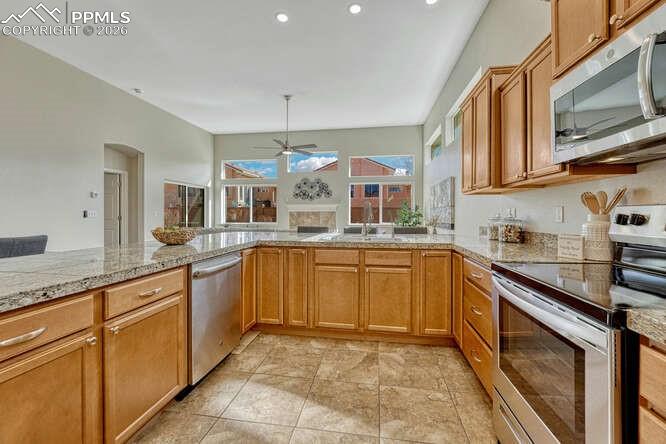 Plenty of cabinet space in this Chefs Kitchen!