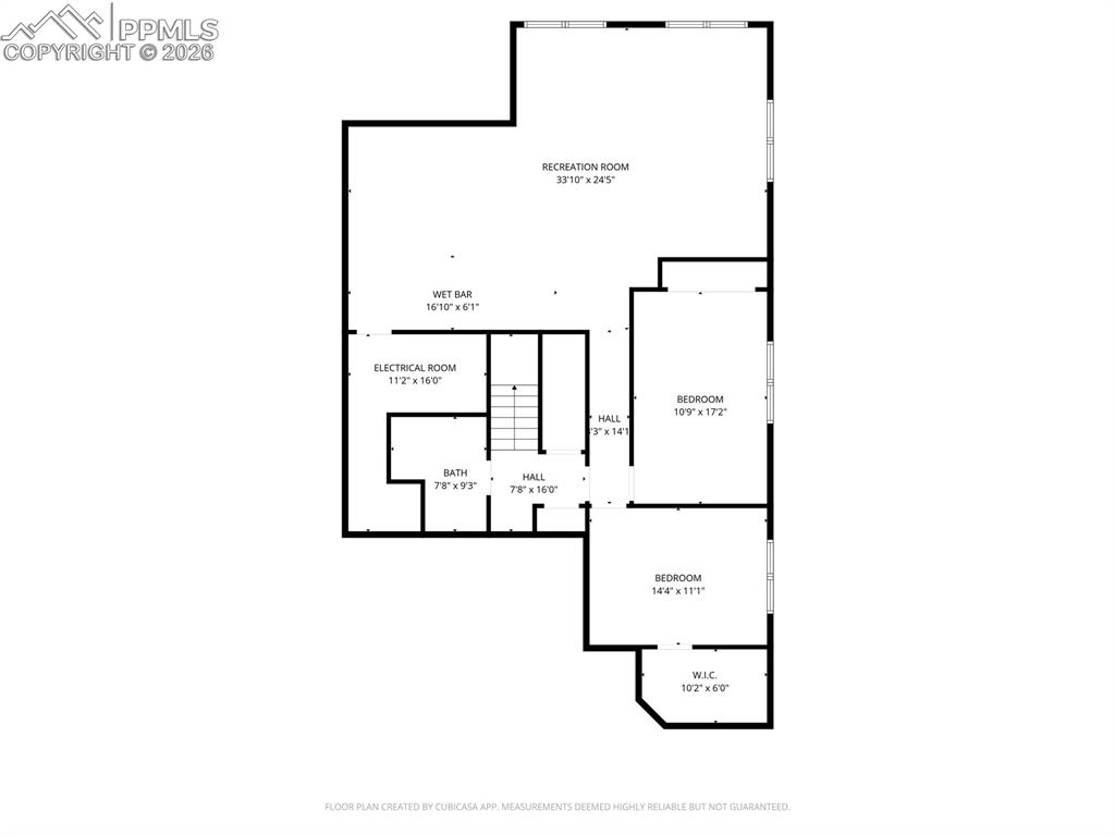 Basement level Floor Plan