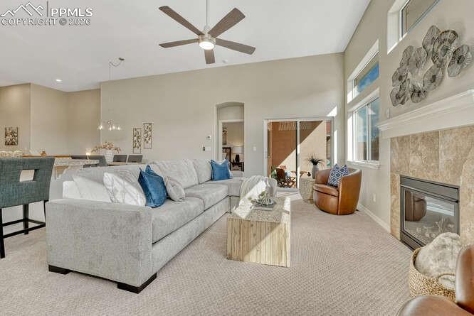 Walk out Patio just off of the main living room.