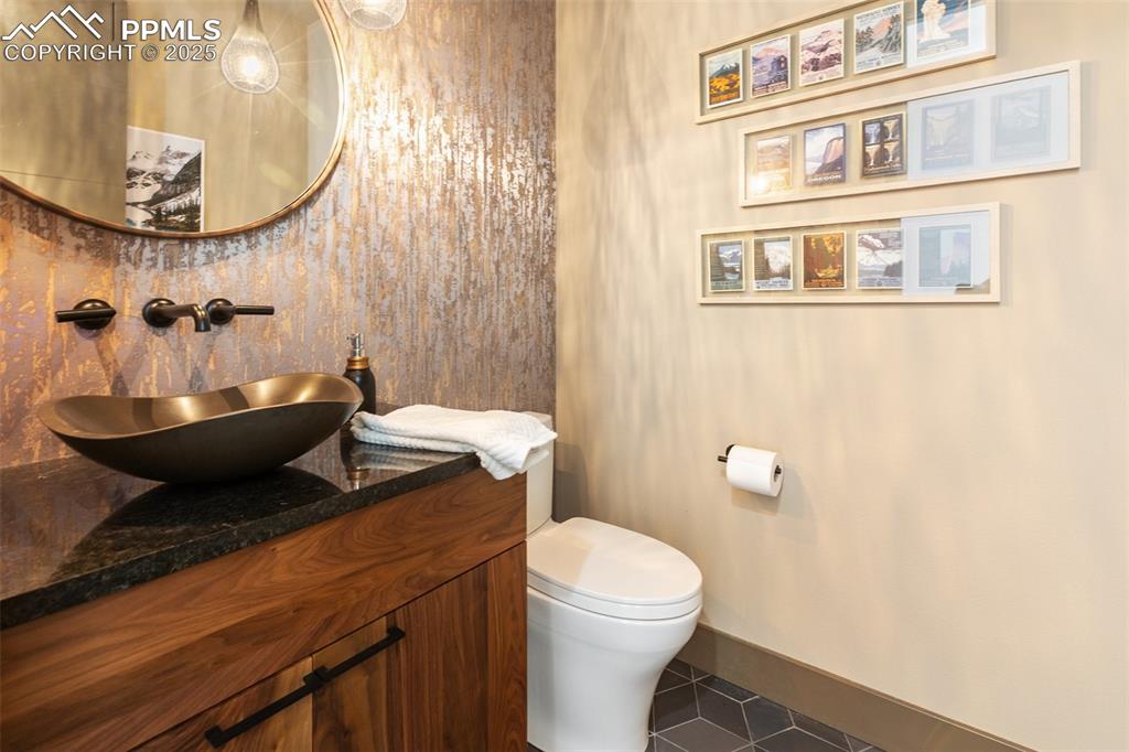 Main floor powder room