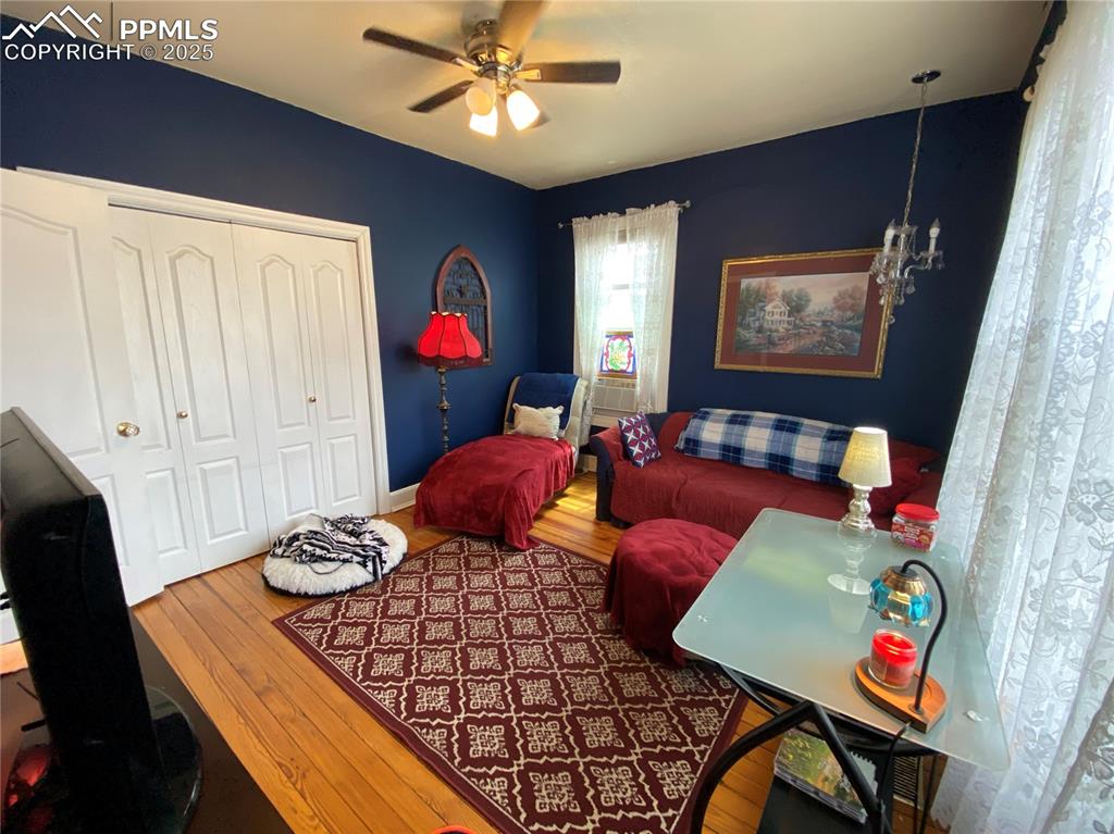 A flexible room perfect for a home office, reading nook, or cozy relaxation space