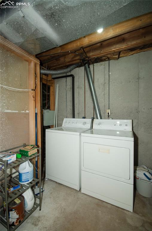 Laundry in basement - 
Washer and Dryer "as is"
