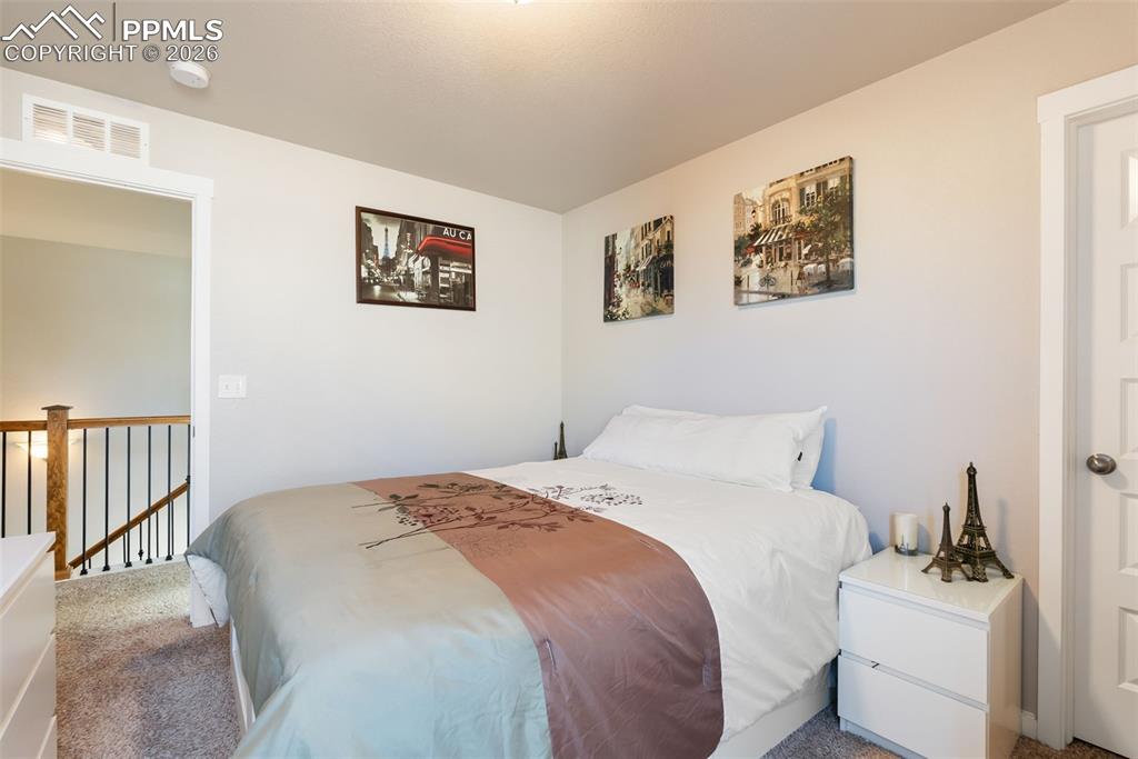 Upper-level bedroom (alternate view).