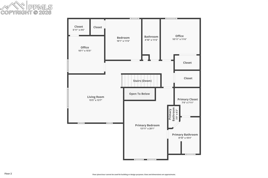 Upper level floor plans