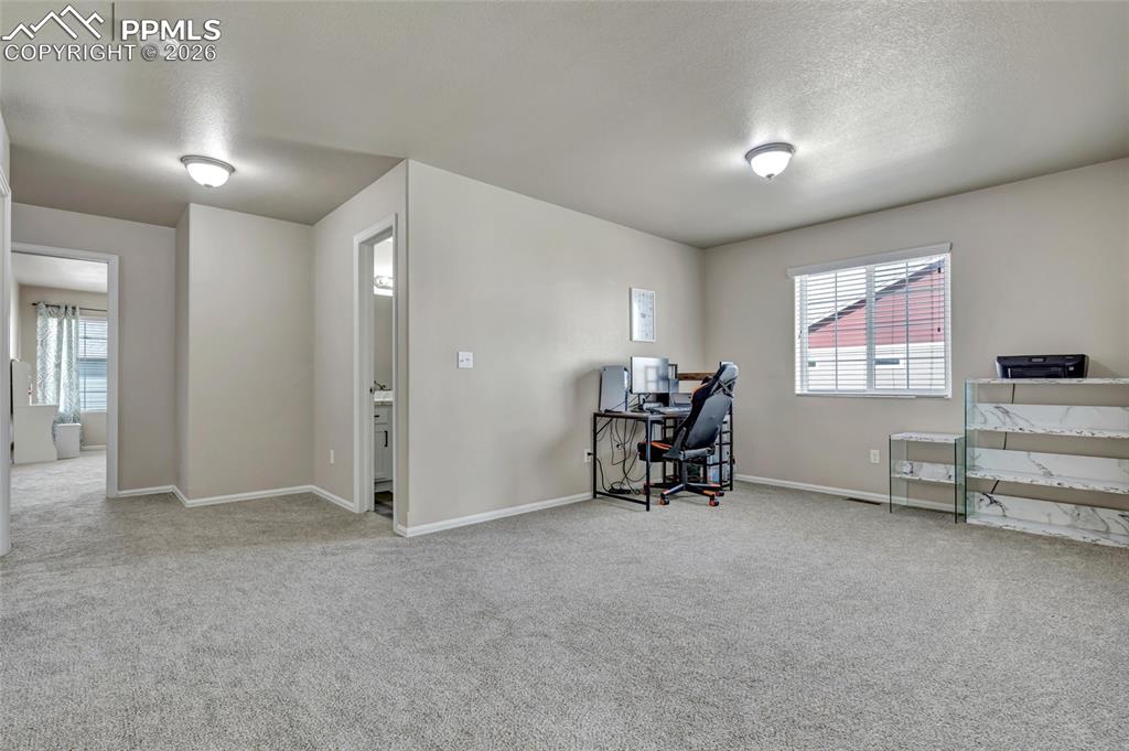 Loft - office, crafts, play area, etc..