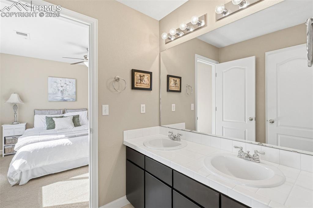 Jack and Jill bathroom