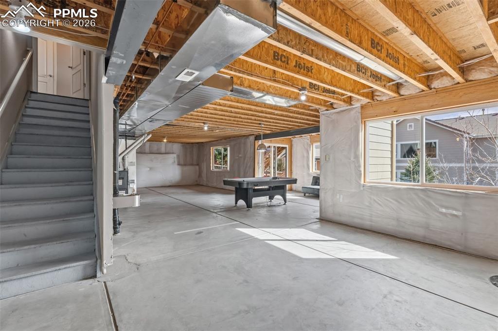 Unlimited potential in walkout basement