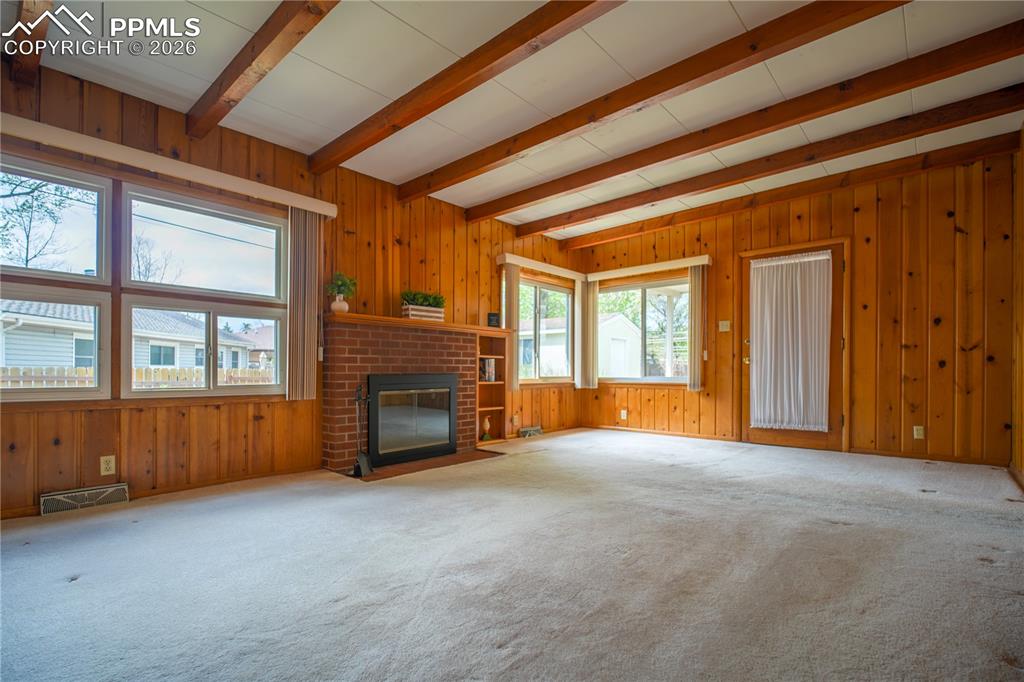 Family/Bonus room has access to the backyard and patio