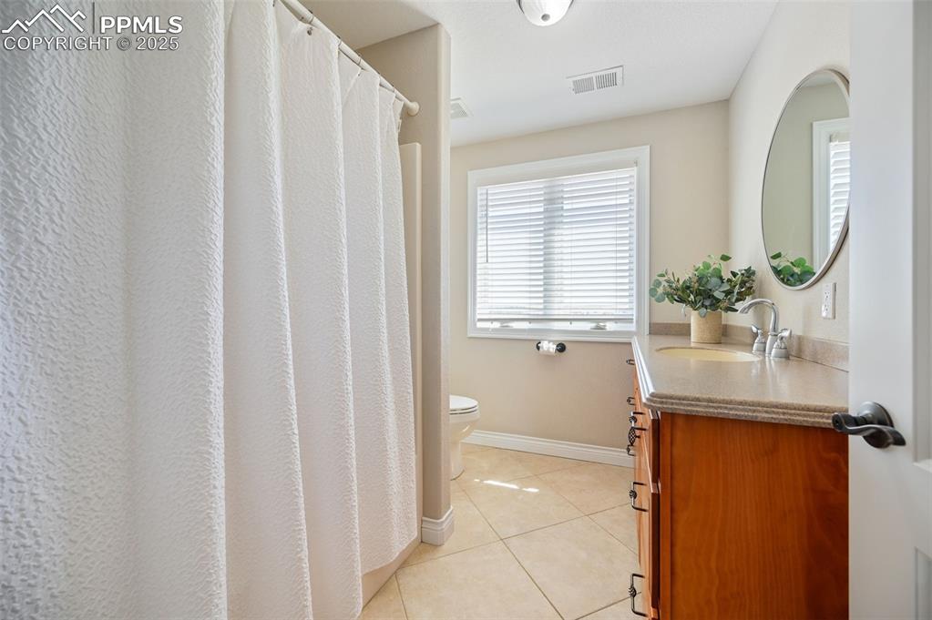 This is the attached bath for the junior suite upstairs.