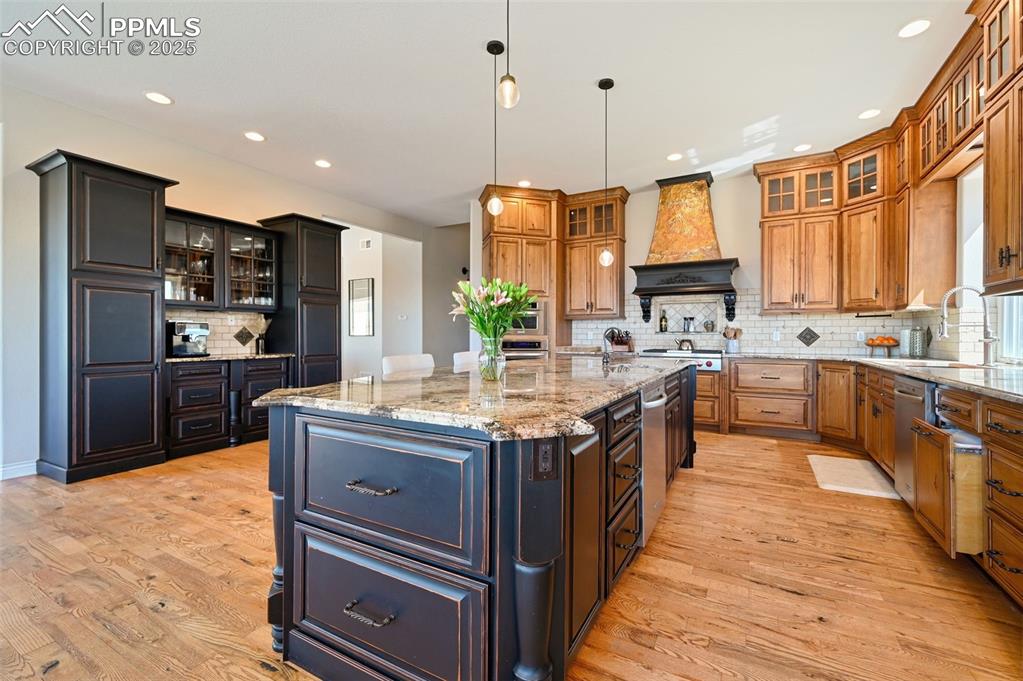 It is hard to capture the grandeur of the kitchen in a single photo.