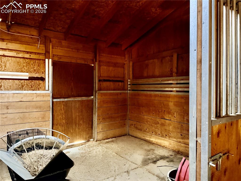2 horse stalls