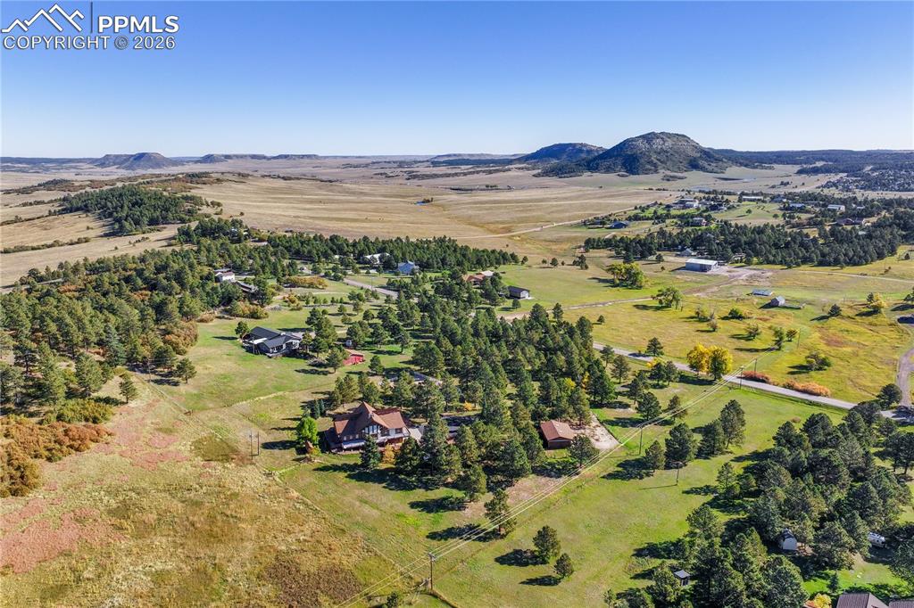 View of rural area featuring a mountain backdrop