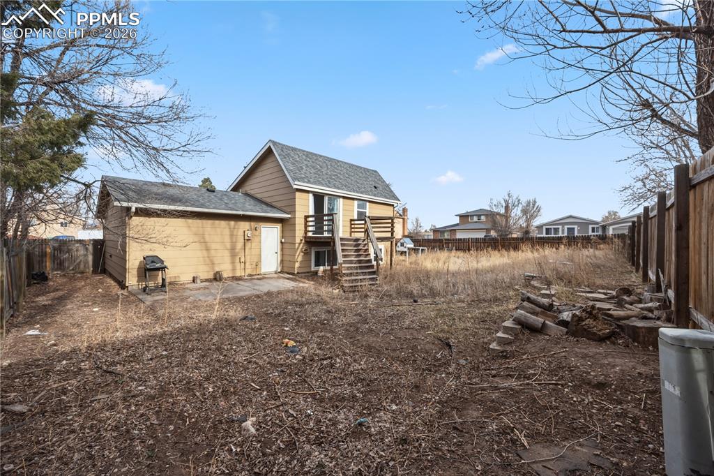 Spacious 0.17 acre fenced, corner lot.