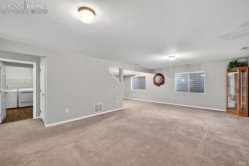 Basement is huge with room for recreation, family room, game room, pool table, let your imagination run wild. 