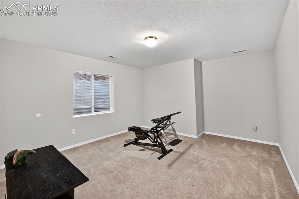 Bedroom #4 on lower level was used as an exercise room!