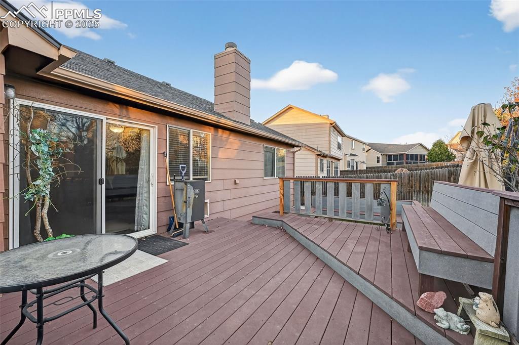 Trex Deckwith built in seating! 