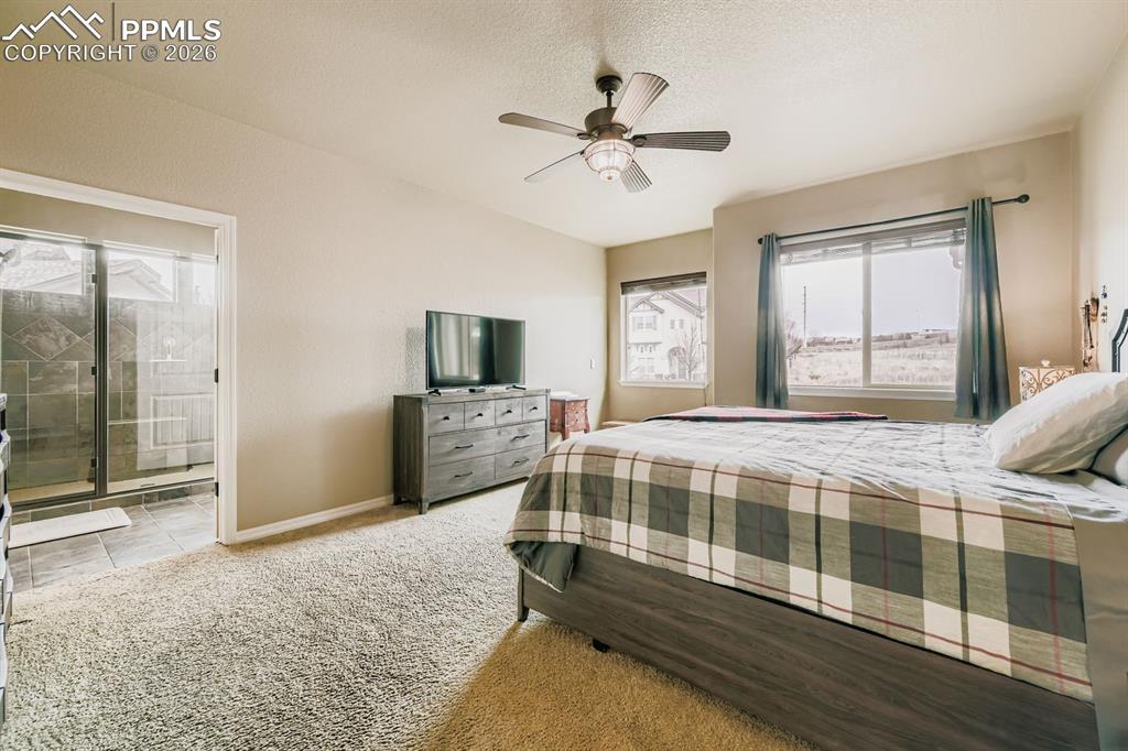 spacious main level primary