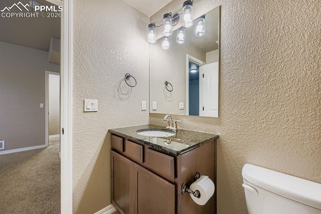 adjoining bath to bedroom 3 