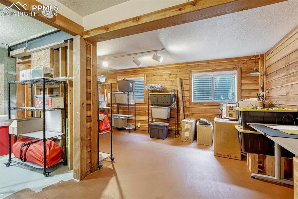 Basement and storage