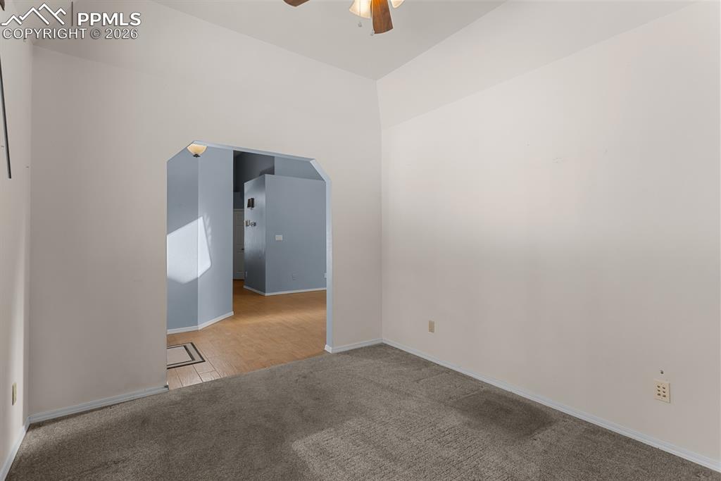 Dining room off the entry