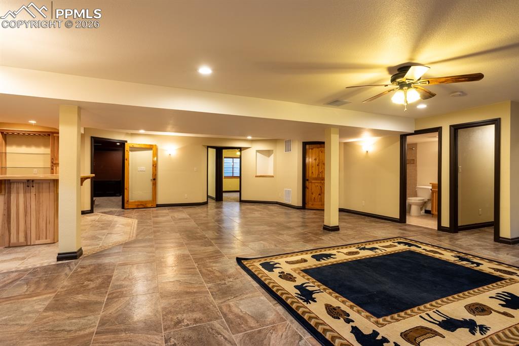 Basement family room