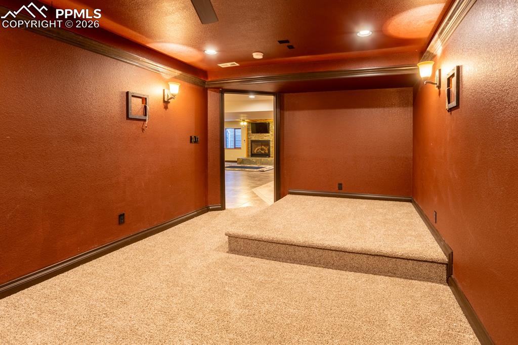 Basement media/theater room