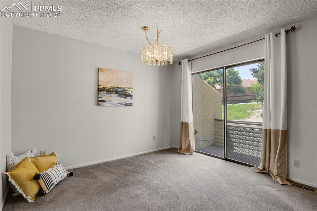 walkout to back patio