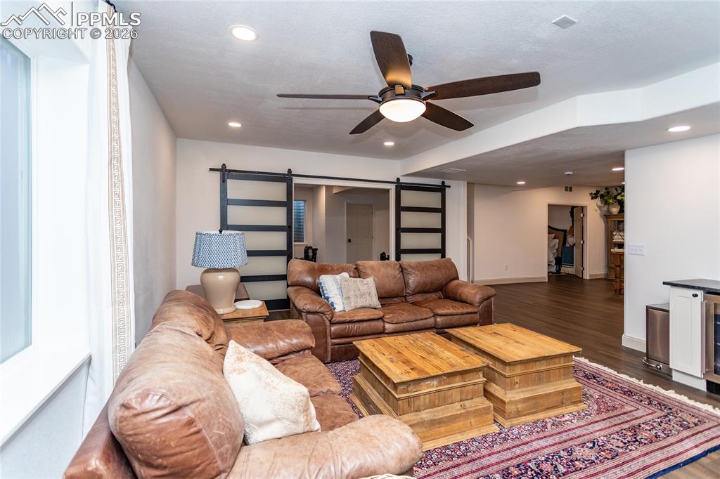 Lower level family room