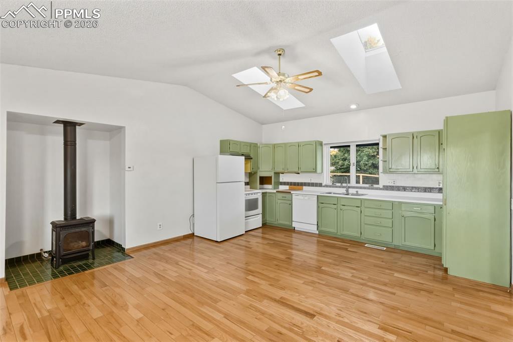 Wood Burning Fireplace 