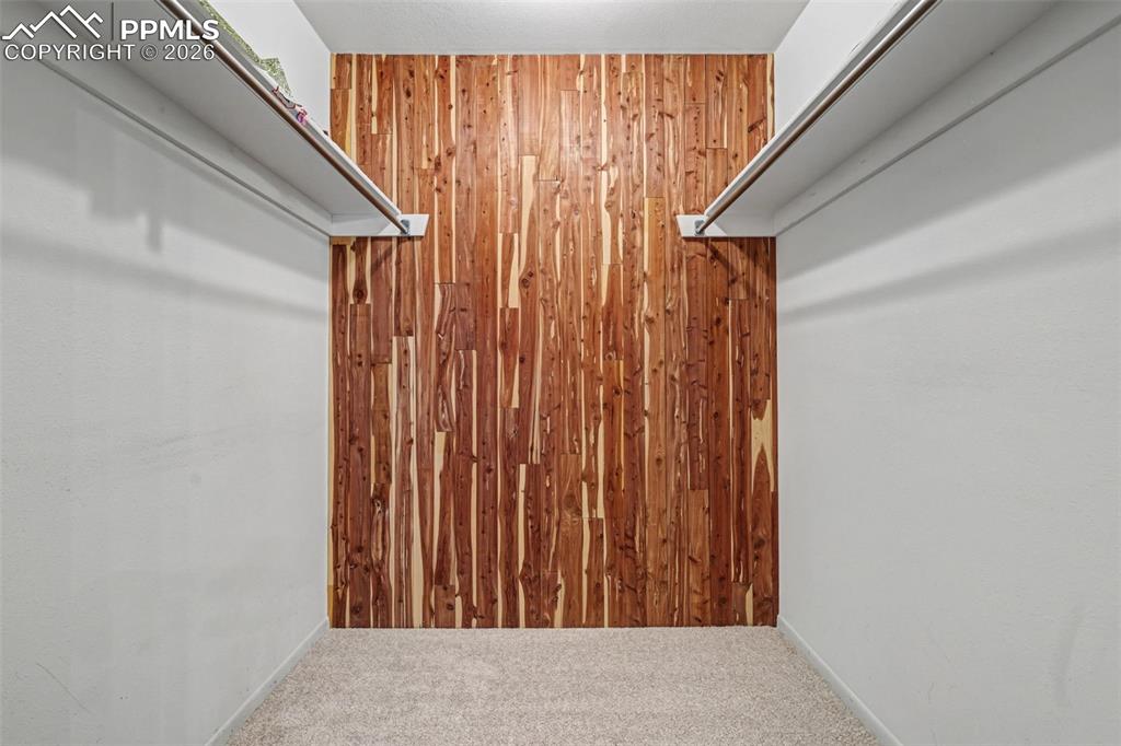 Primary walk in cedar closet (also linen closet in primary)