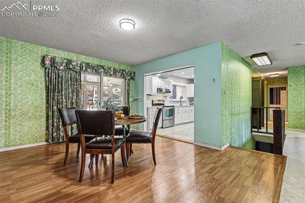 Large, formal dining room 