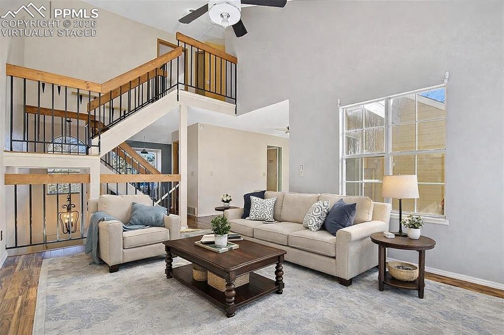 Living/Great Room - Virtually Staged 